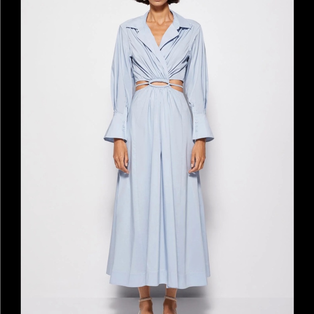 Jonathan Simkhai Light Blue Long Sleeve Dress